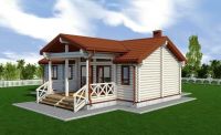 Проект деревянного дома   Кочетовка Нижний Новгород вид 3 102,75м2
