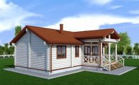 Проект деревянного дома   Кочетовка Нижний Новгород вид 4 102,75м2
