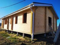 Строительство деревянного дома Земляничная поляна Нижний Новгород вид 2